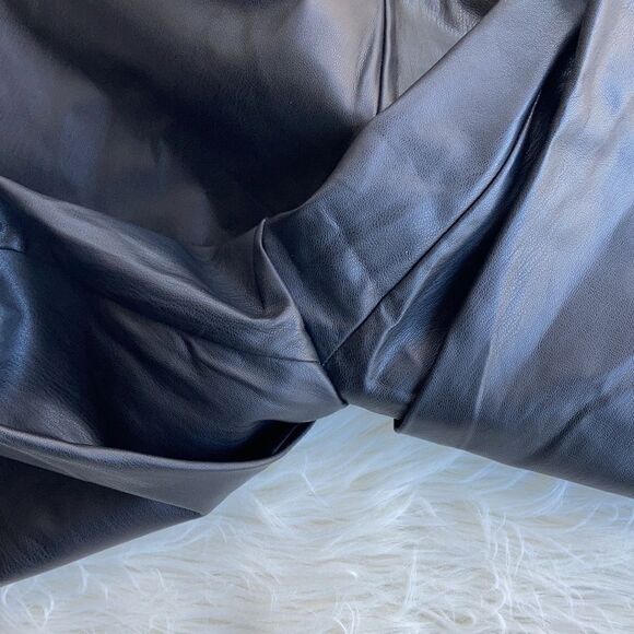 J.Crew Black Pleather High Rise Leggings Size XS - Picture 7 of 8